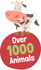 Over 1000 animals